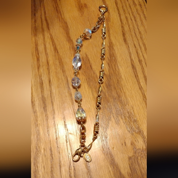 Kirks Folly crystal and gold new bracelet - Picture 7 of 16